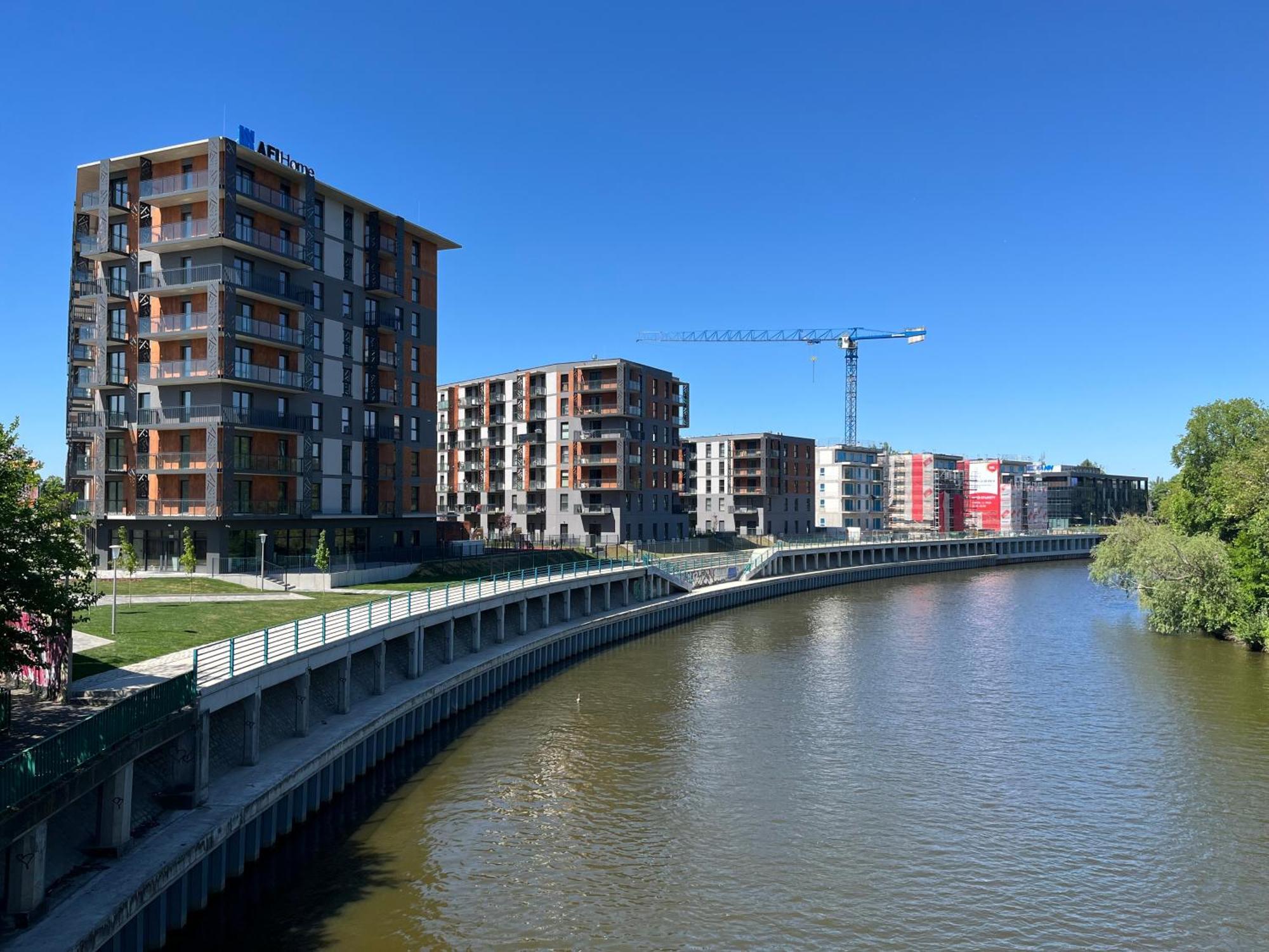 Jesionowe Apartamenty Nad Odra, Stare Miasto, Sauna W Jednym, Klimatyzacja , Garaz Podziemny 0 Zl, Odra River , Old Town, New Building, Air Conditioning, Sauna-One, Underground Garage Free Wroclaw Luaran gambar